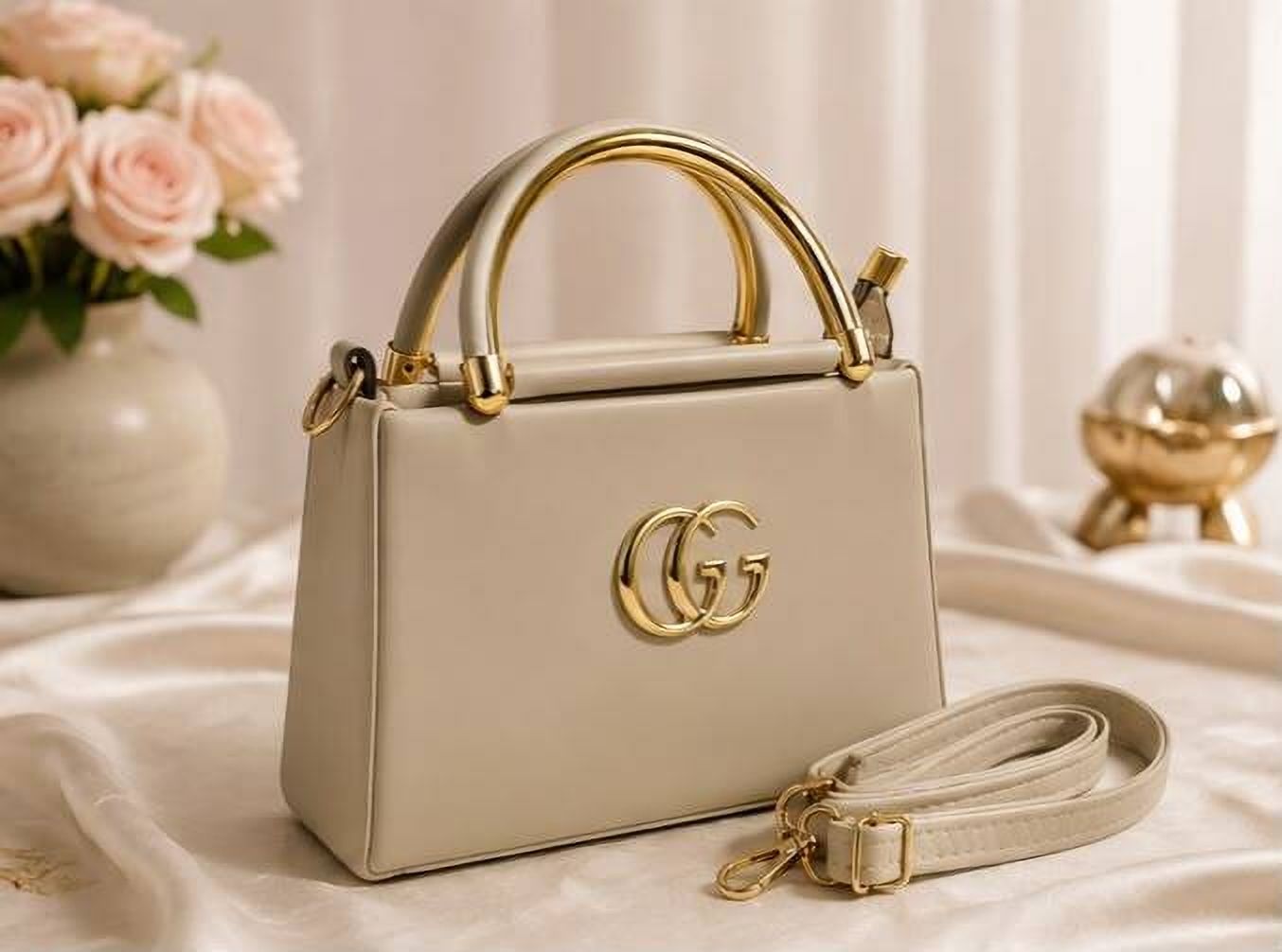 Women Beige Shoulder Bag-image-31