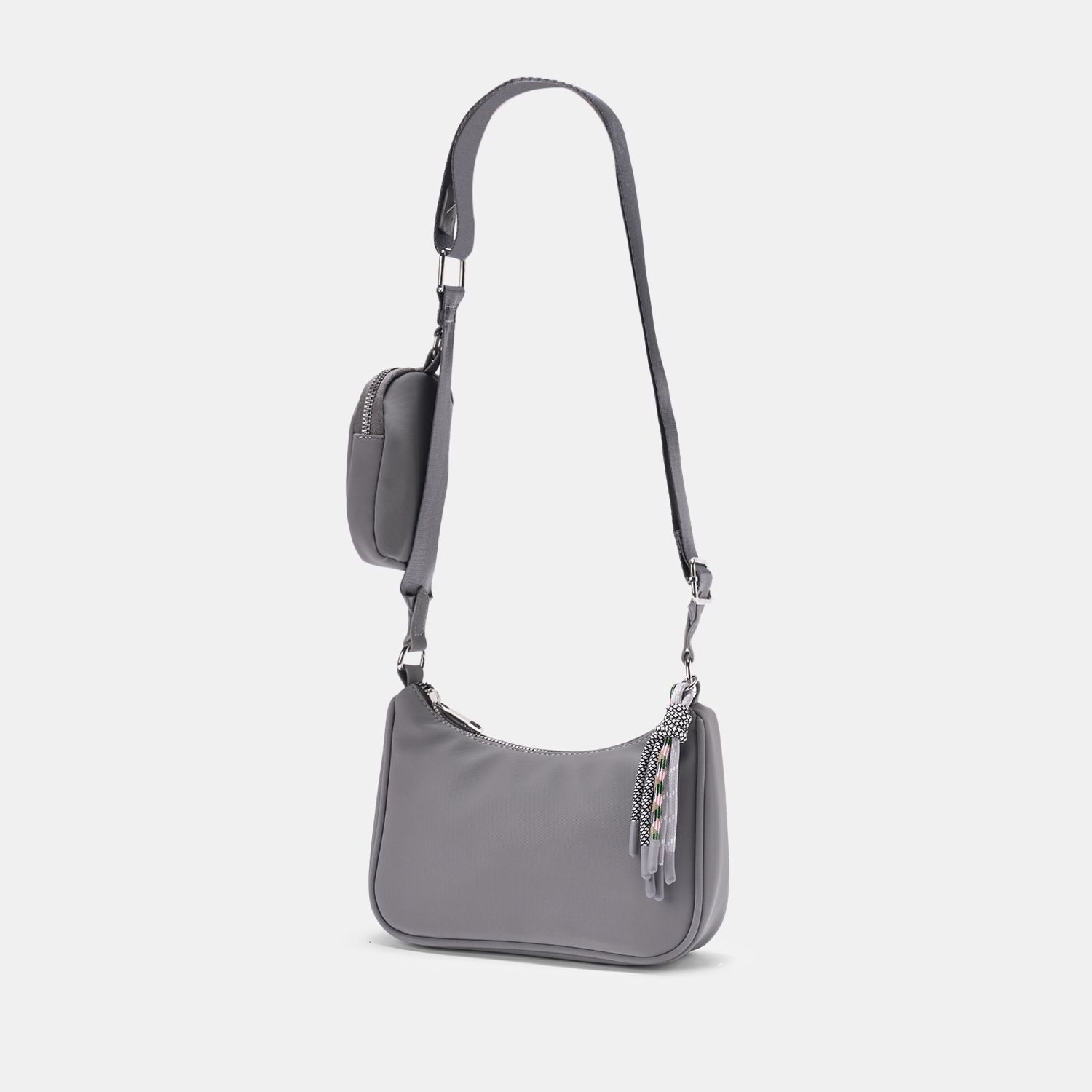 forever glam by pantaloons Women Grey Messenger Bag-picture-39