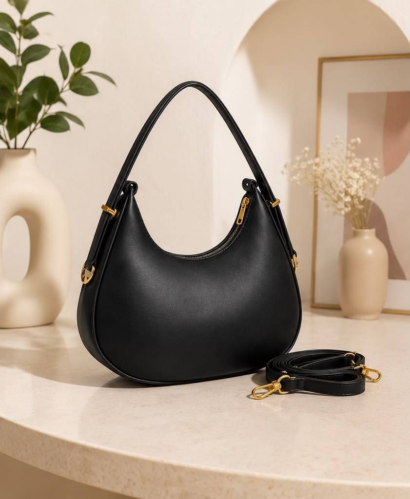 Women Black Shoulder Bag-image-15
