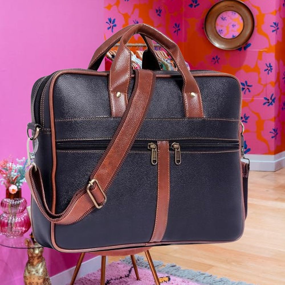 house of common Men & Women Black Messenger Bag-picture-24