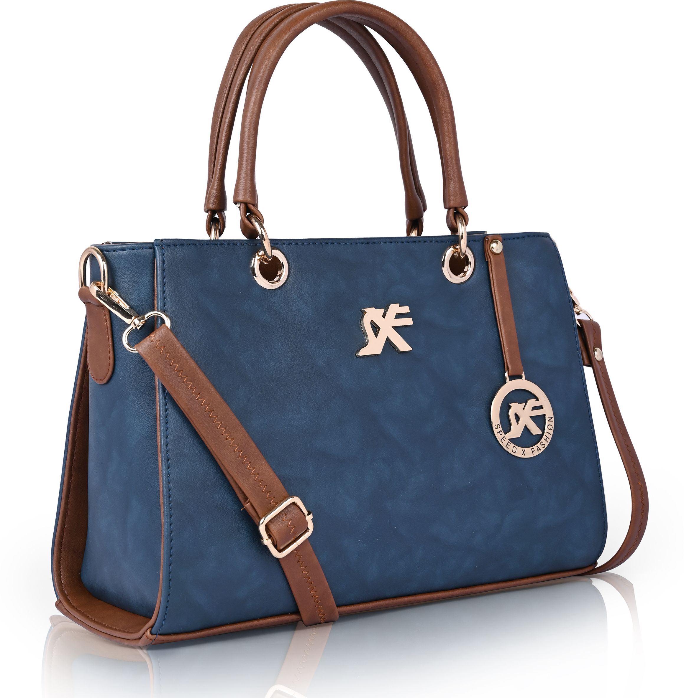 Women Blue Sling Bag-image-8