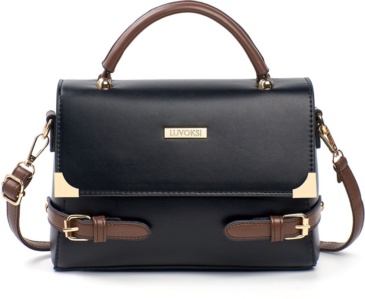 luvoksi Women Black Sling Bag-picture-0