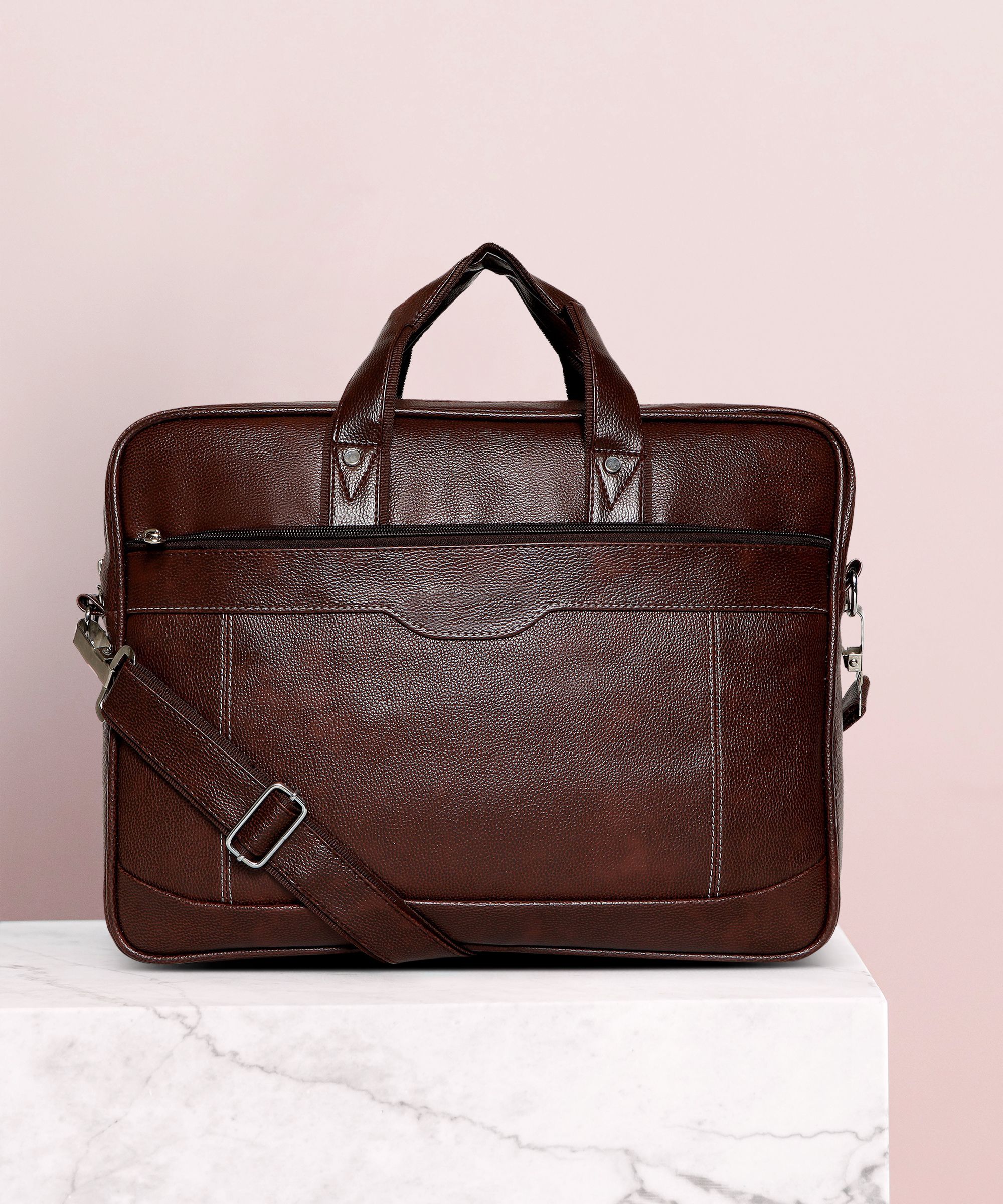 alison Men Brown Messenger Bag-picture-8
