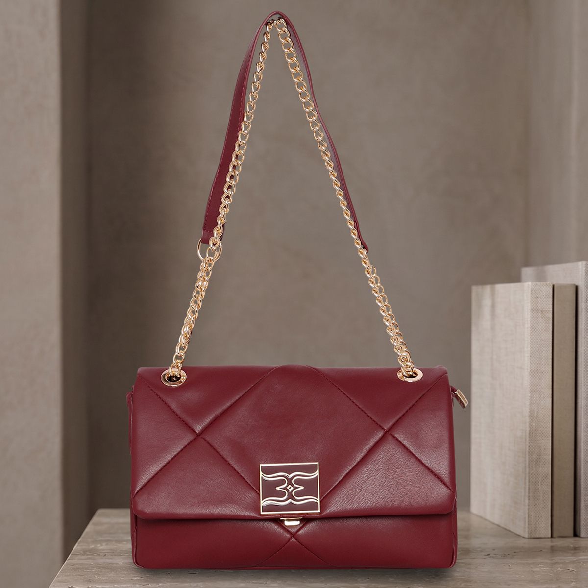 esbeda Women Maroon Shoulder Bag-picture-5