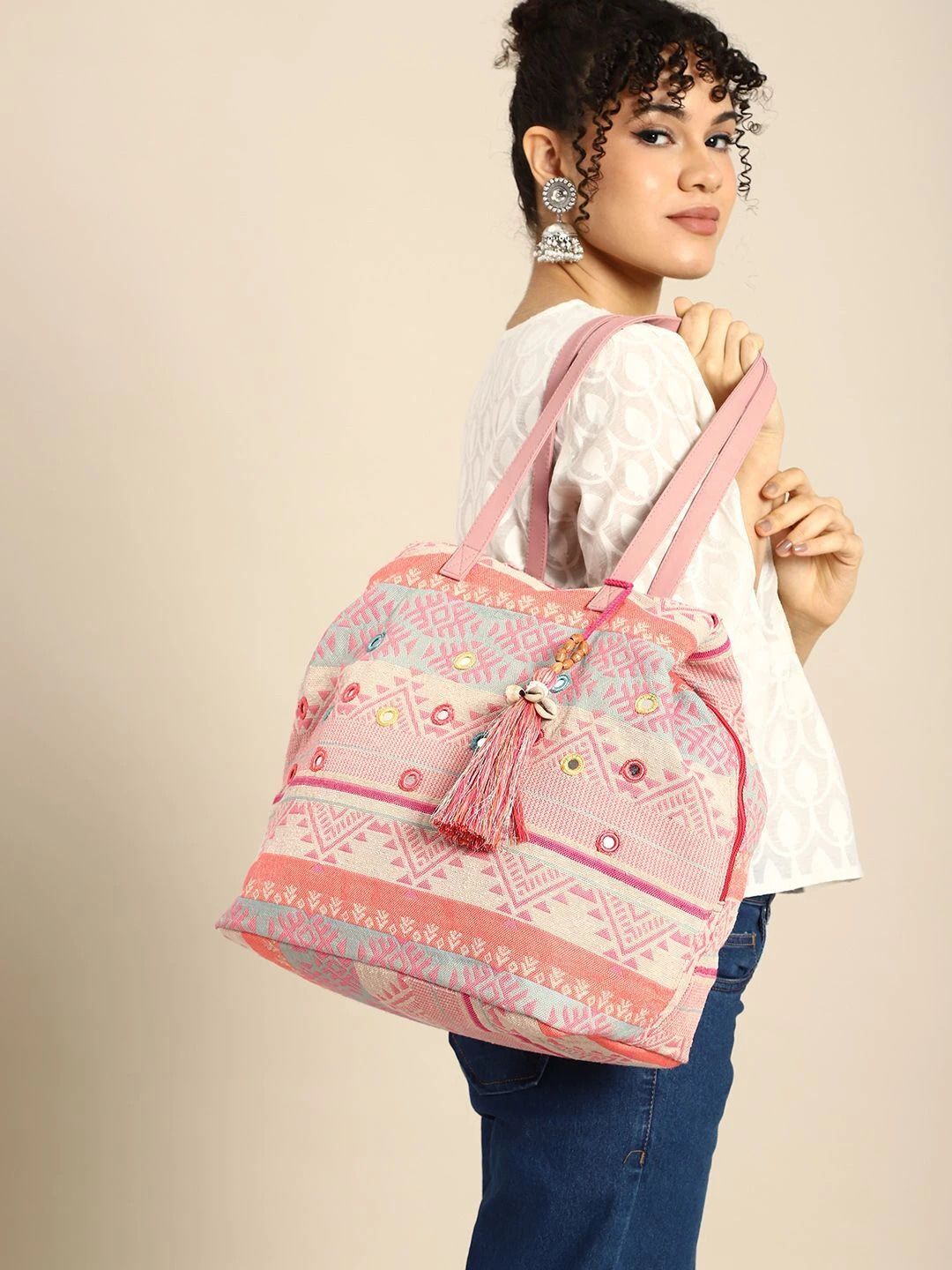 Women Pink Tote-image-12