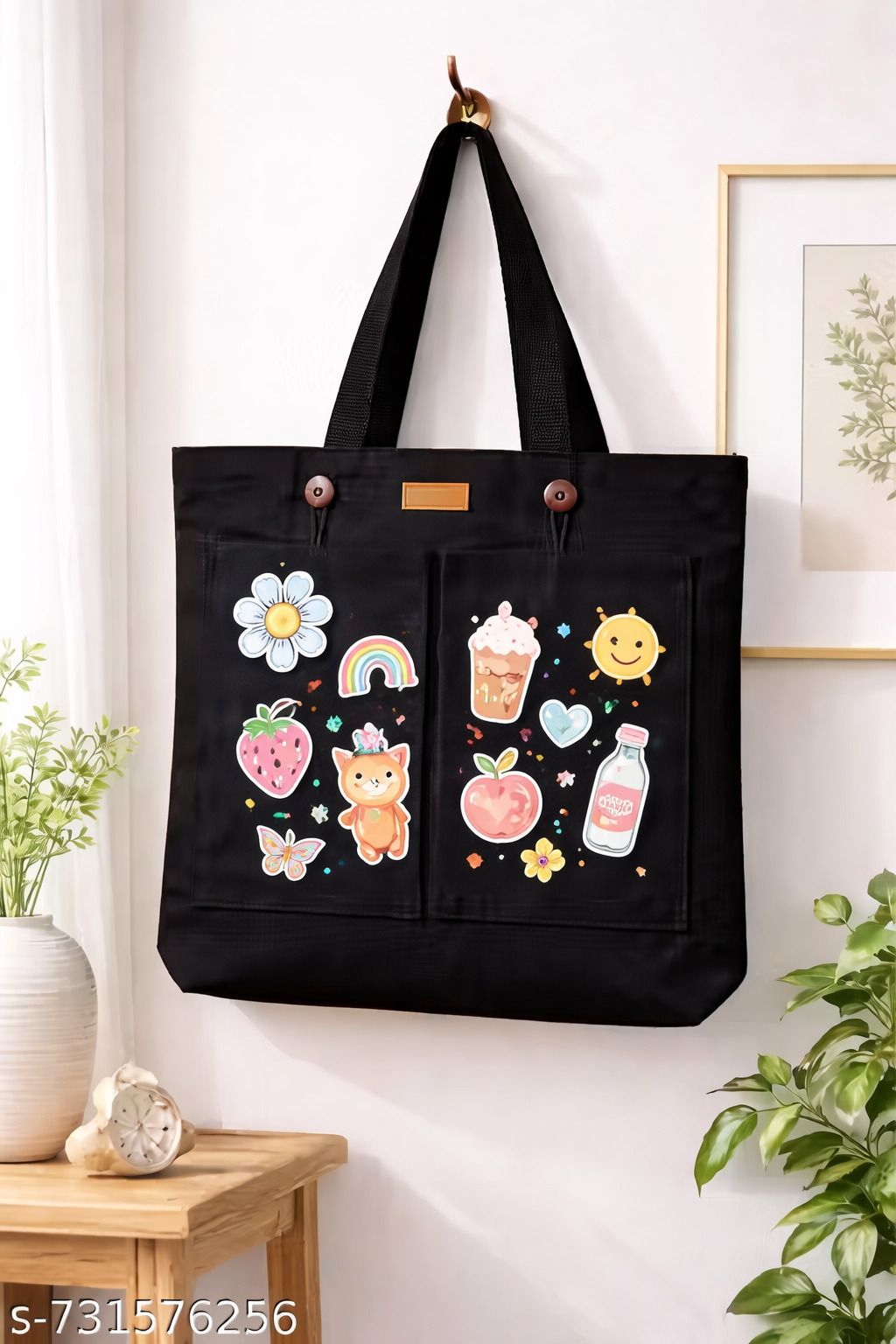 tiptote Women Black Tote-picture-11