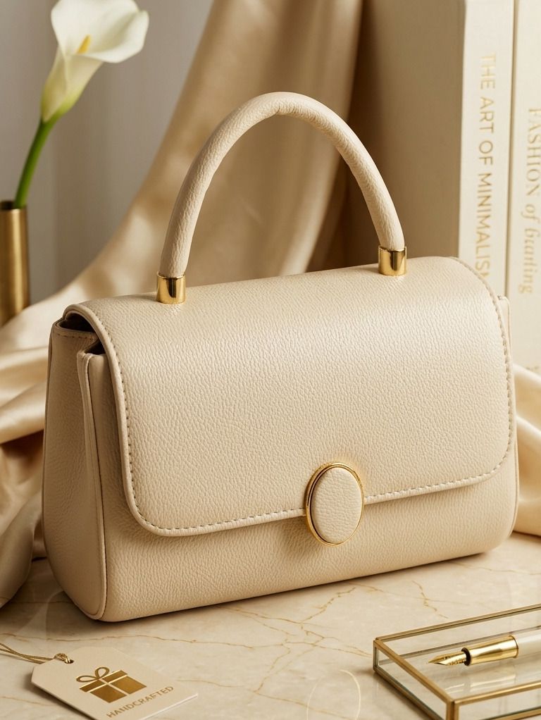 shivaay Women Beige Hand-held Bag-picture-1