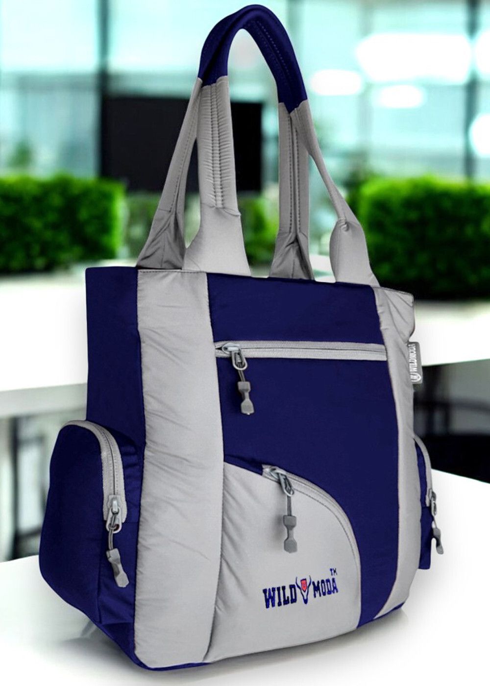 wildmoda Women Blue Tote-picture-20