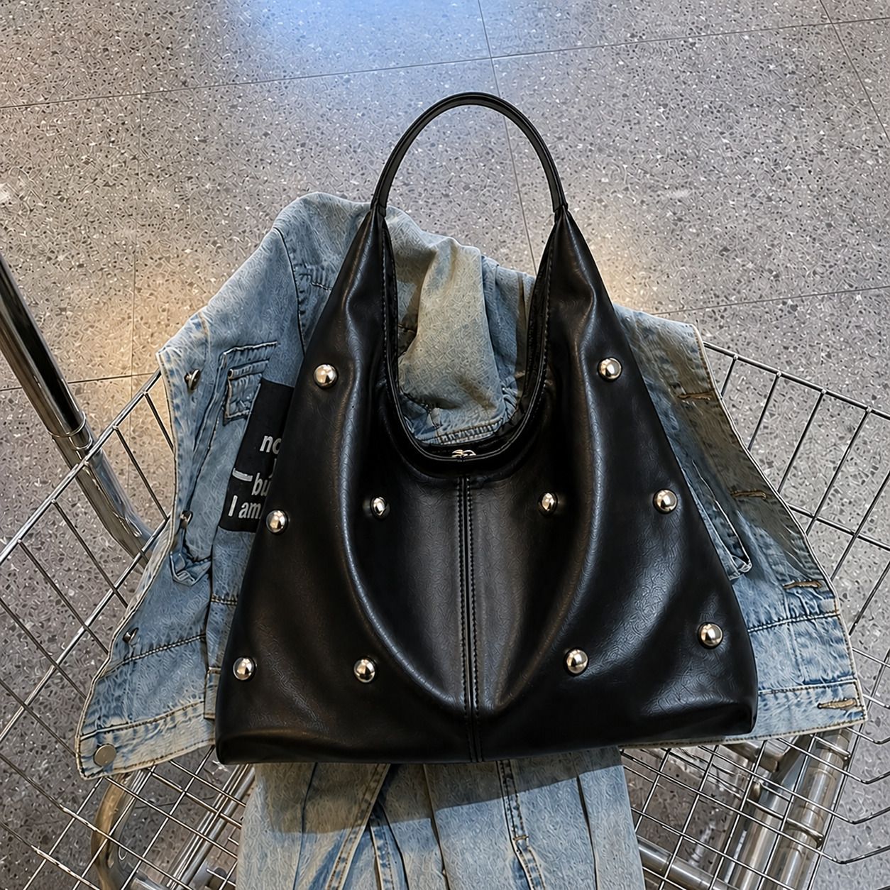 Women Black Hobo-image-22
