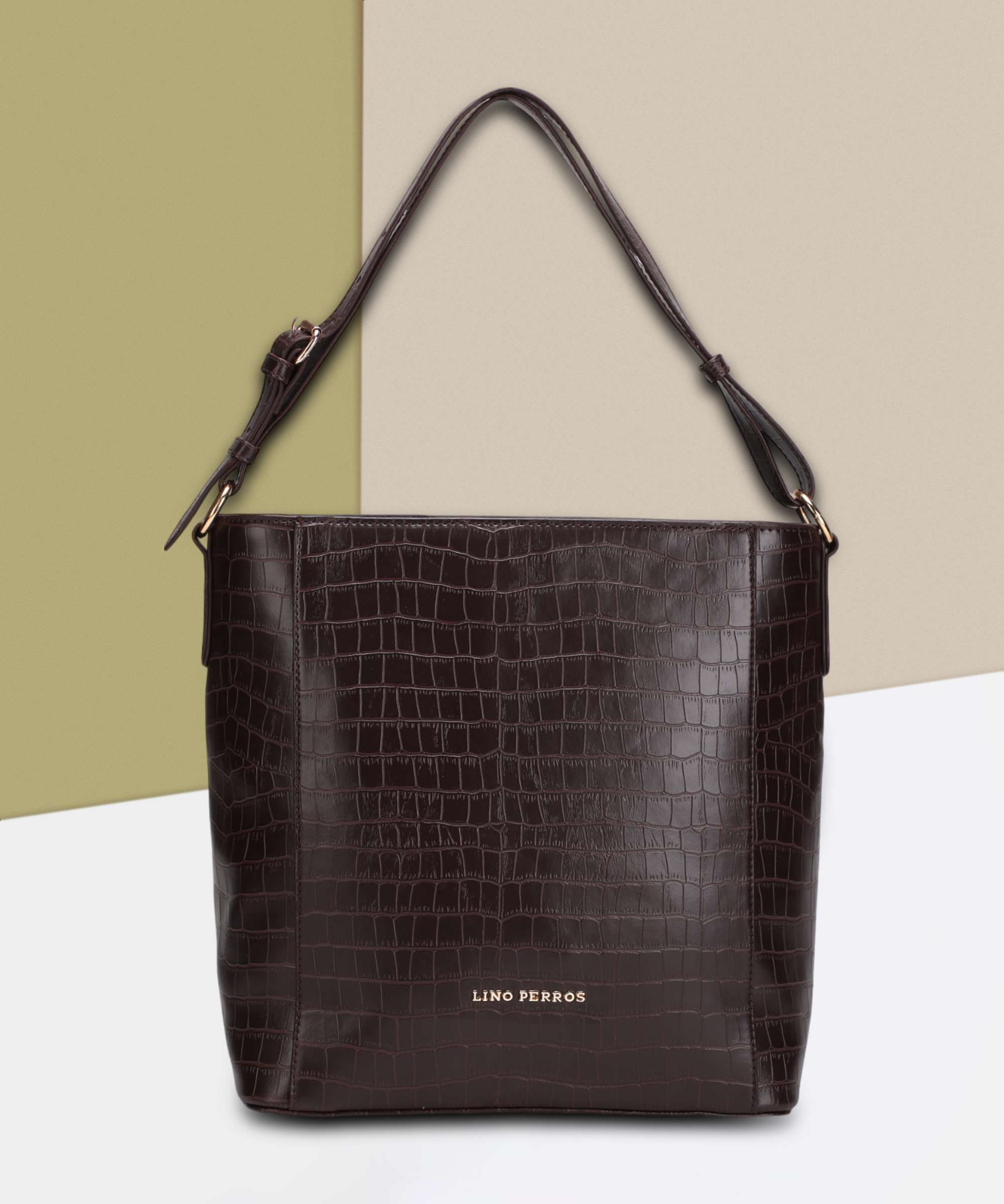 lino perros Women Brown Satchel - Extra Spacious-picture-13