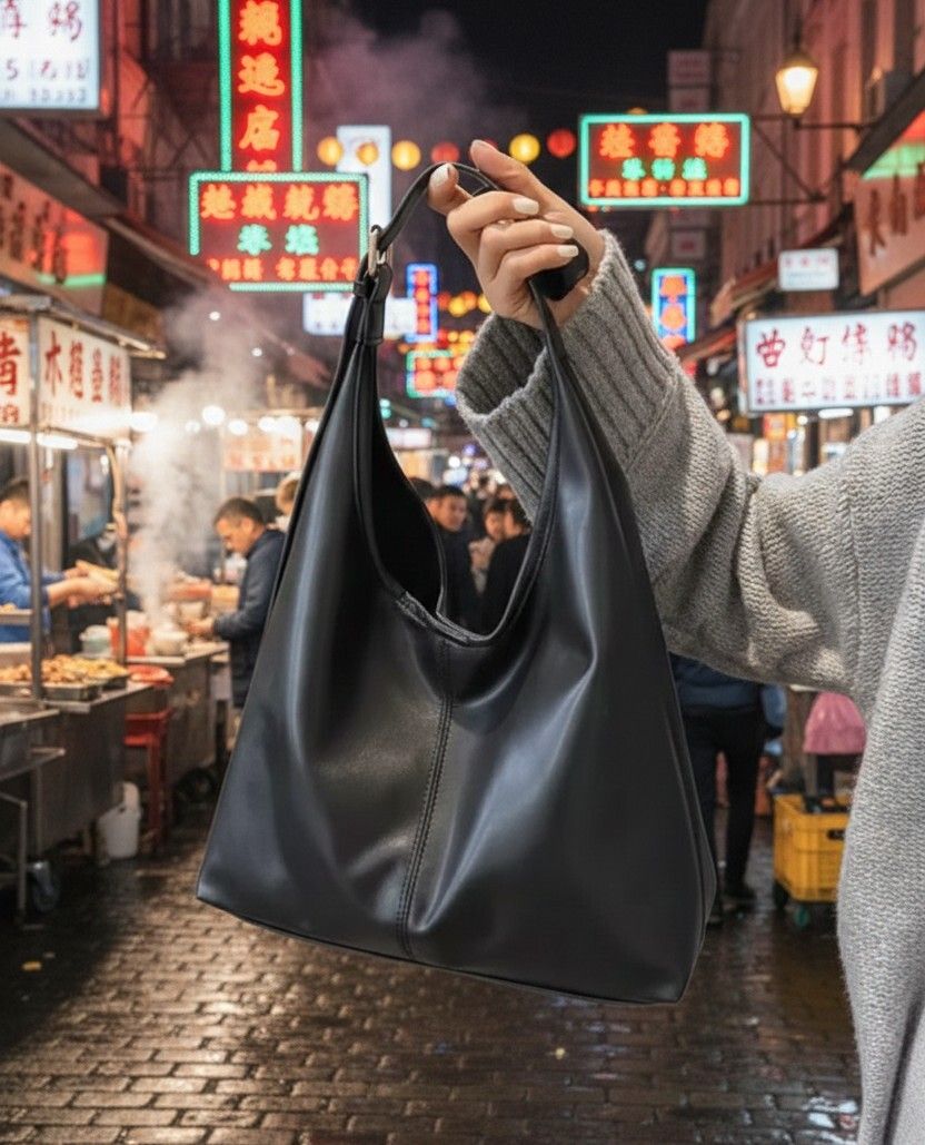 Women Black Hobo-image-21