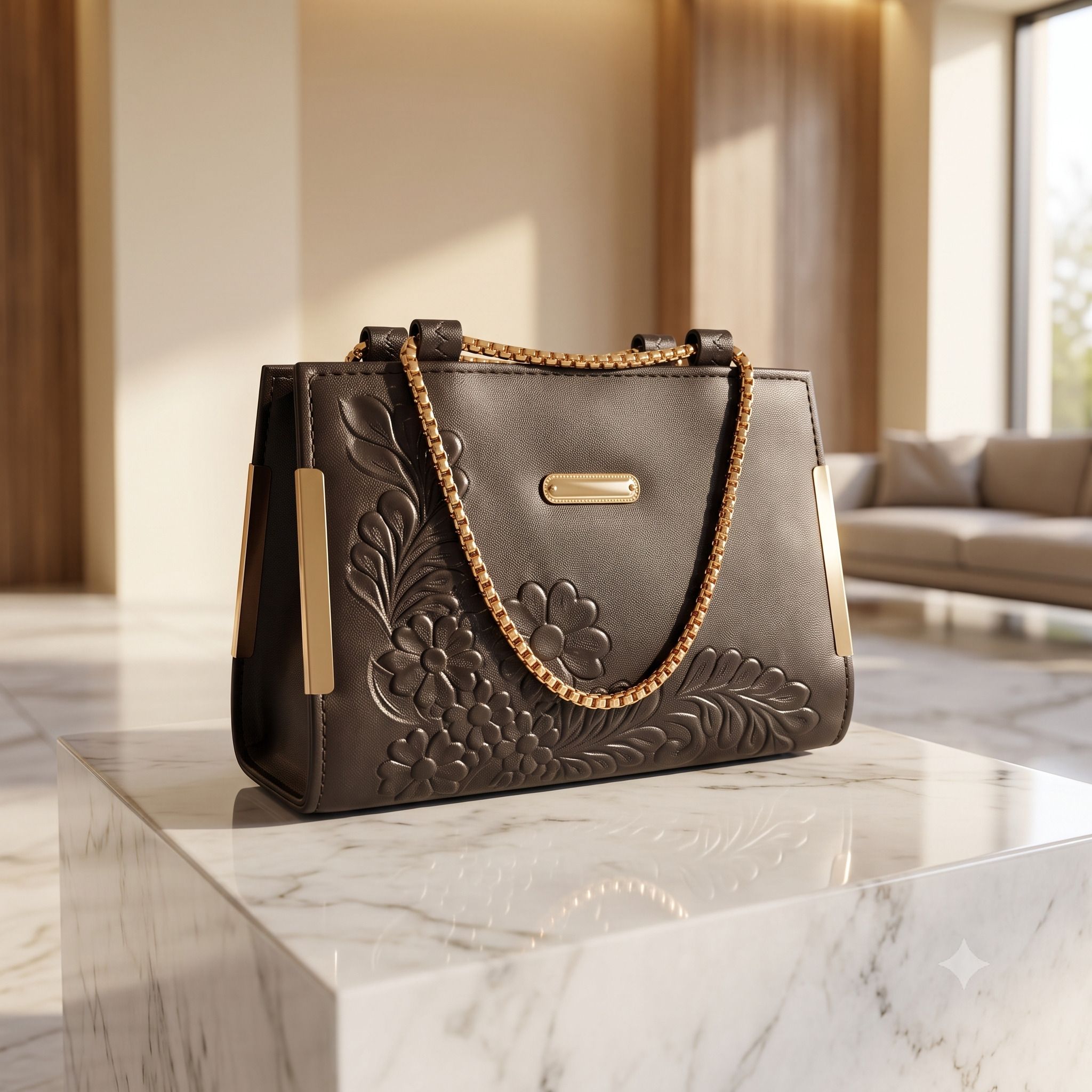 Women Brown Tote-image-4