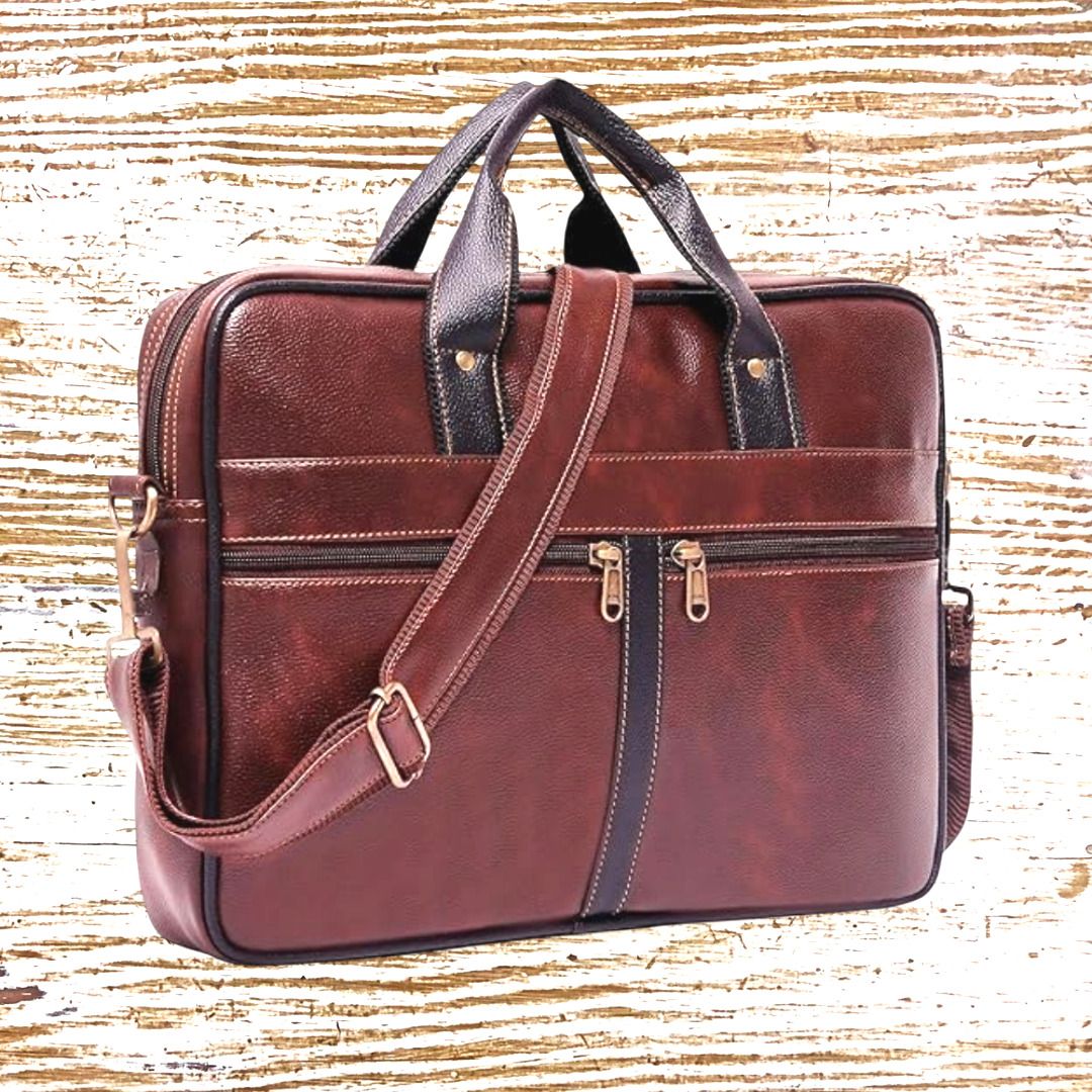 house of common Men & Women Brown Messenger Bag-picture-13