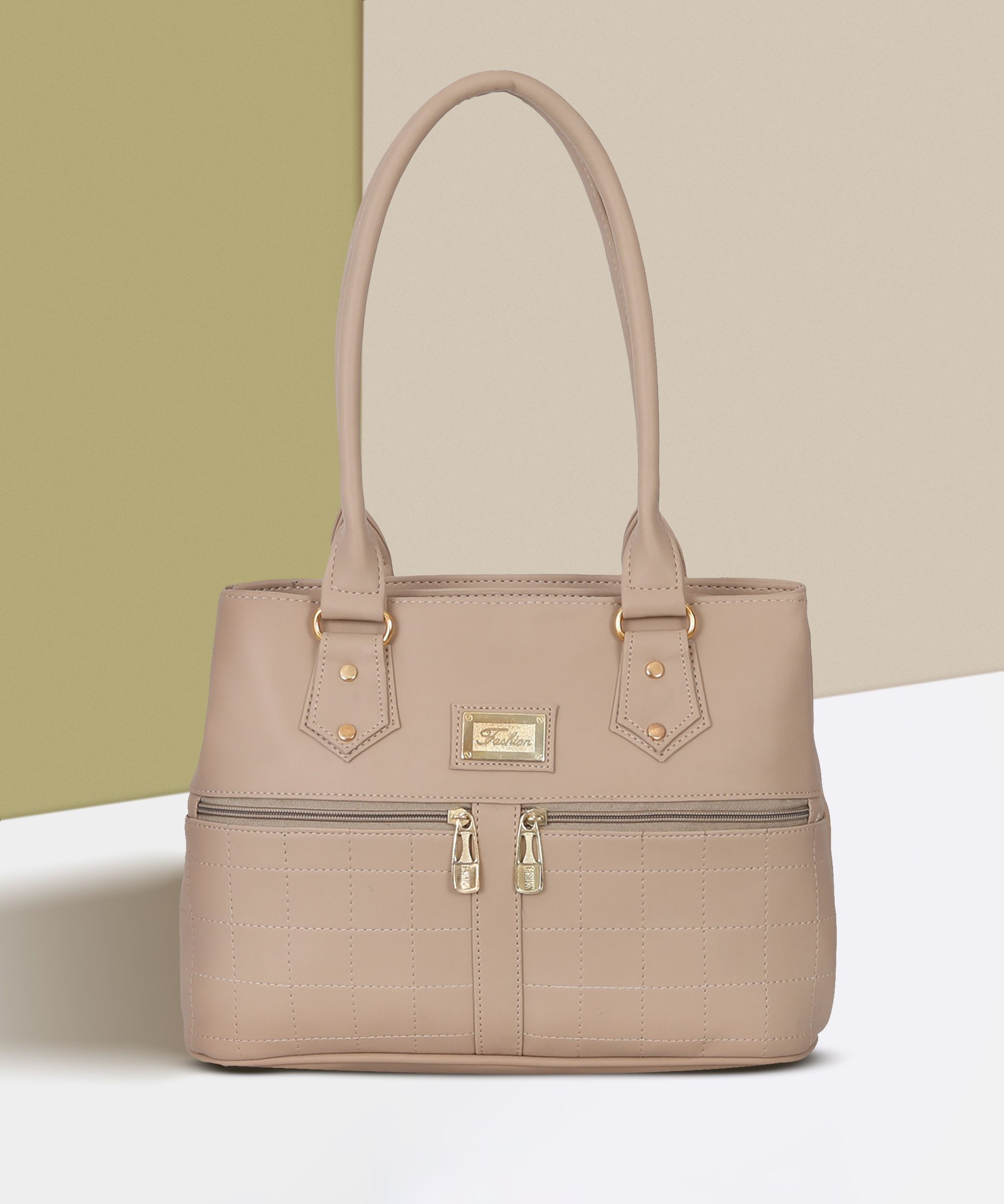 Women Beige Shoulder Bag-image-44