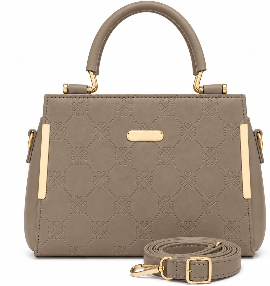 Women Grey Satchel-image-7