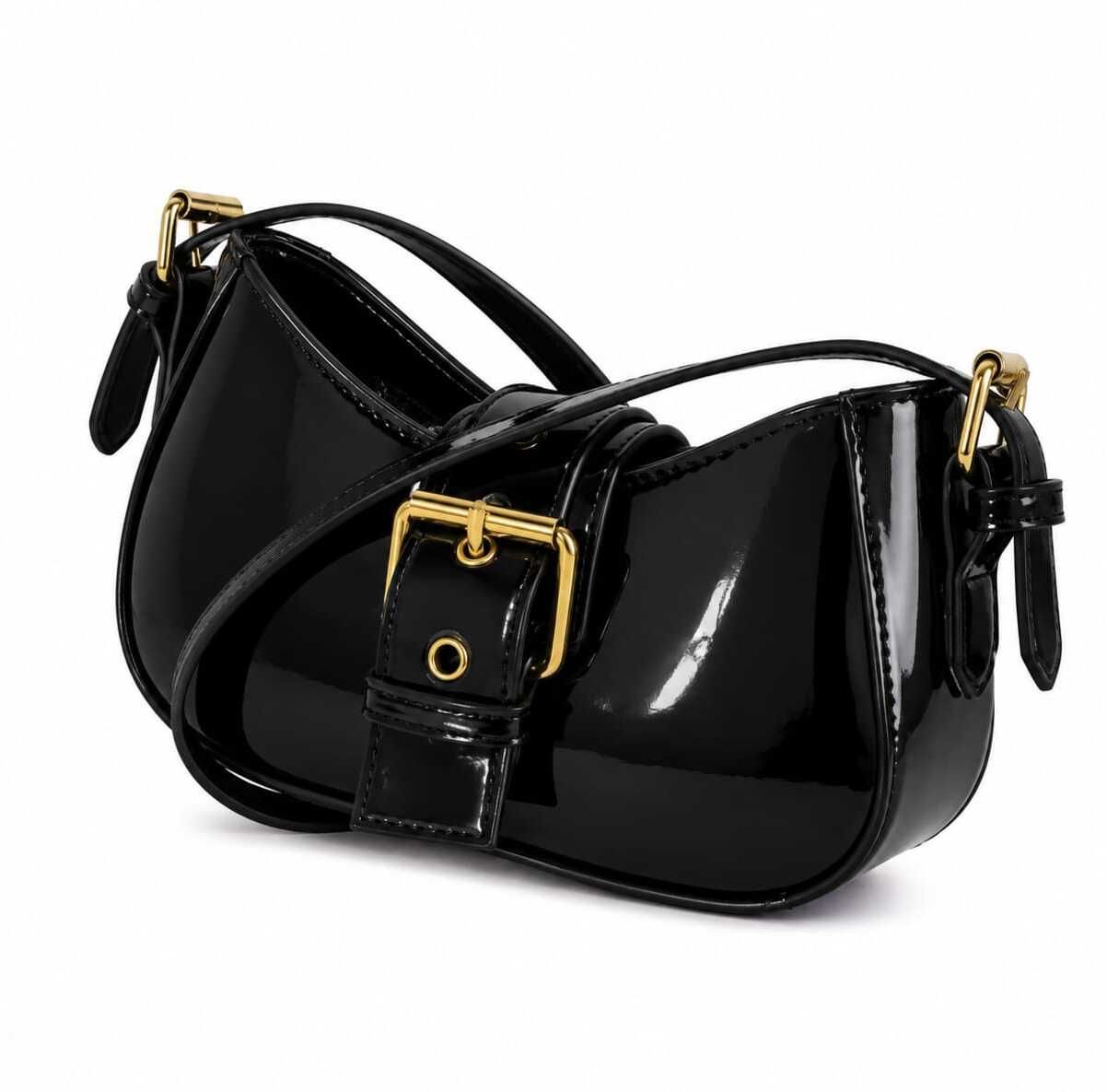 Women Black Sling Bag-image-34