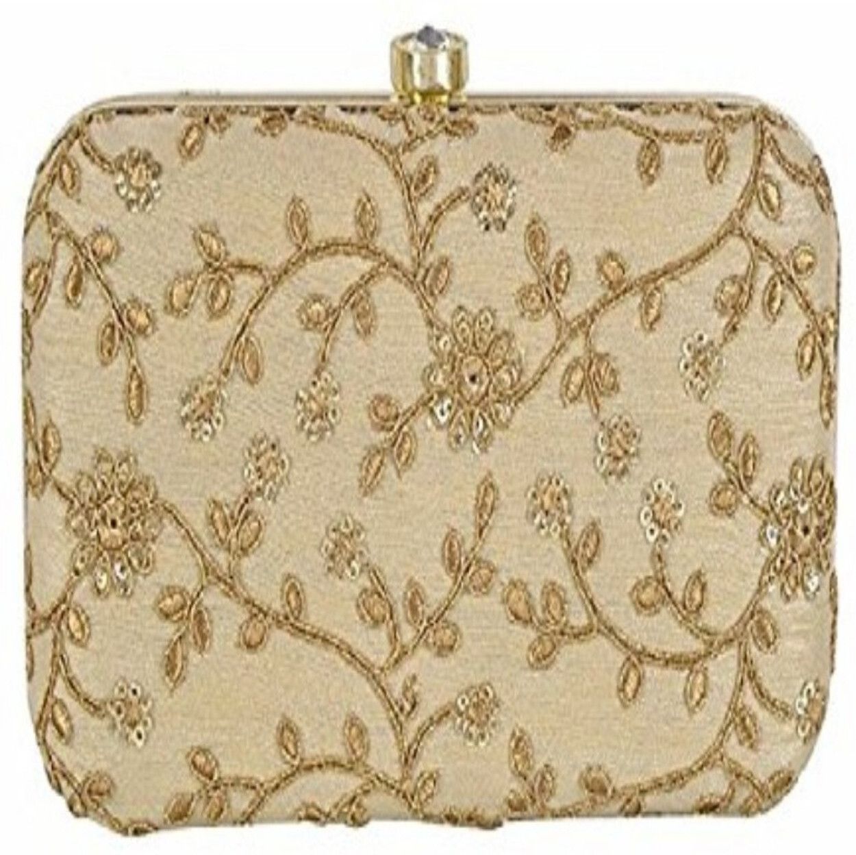 d'vine luxe Casual Gold Clutch-picture-28