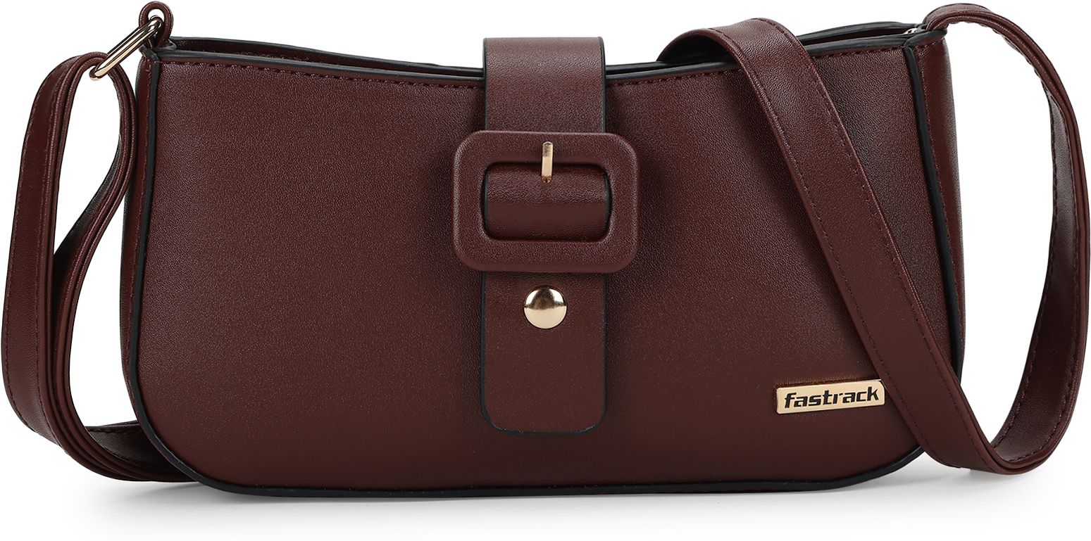 Women Brown Sling Bag-image-34