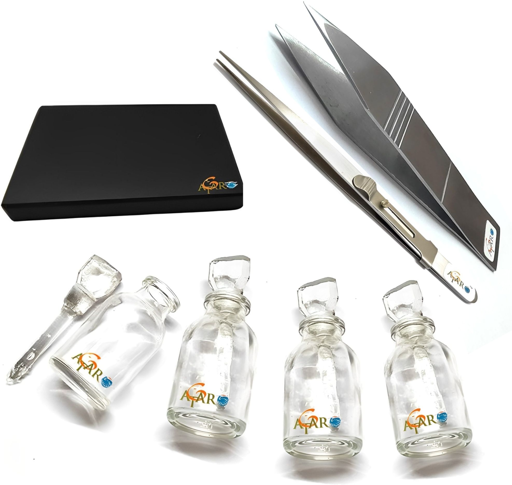 Gold Testing Stone Glass Bottle Tweezers Purity Testing Kit Set Scratch Stone, Bottle Hand Plane-image-49