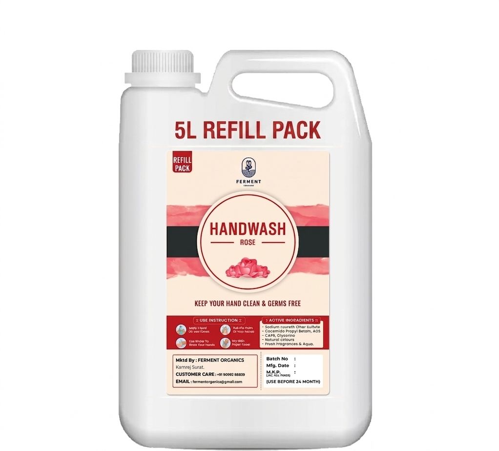 Velvet Rose Handwash 5L Refill | Floral Fragrance Bulk Jug & Gentle Care Hand Wash Can-image-13