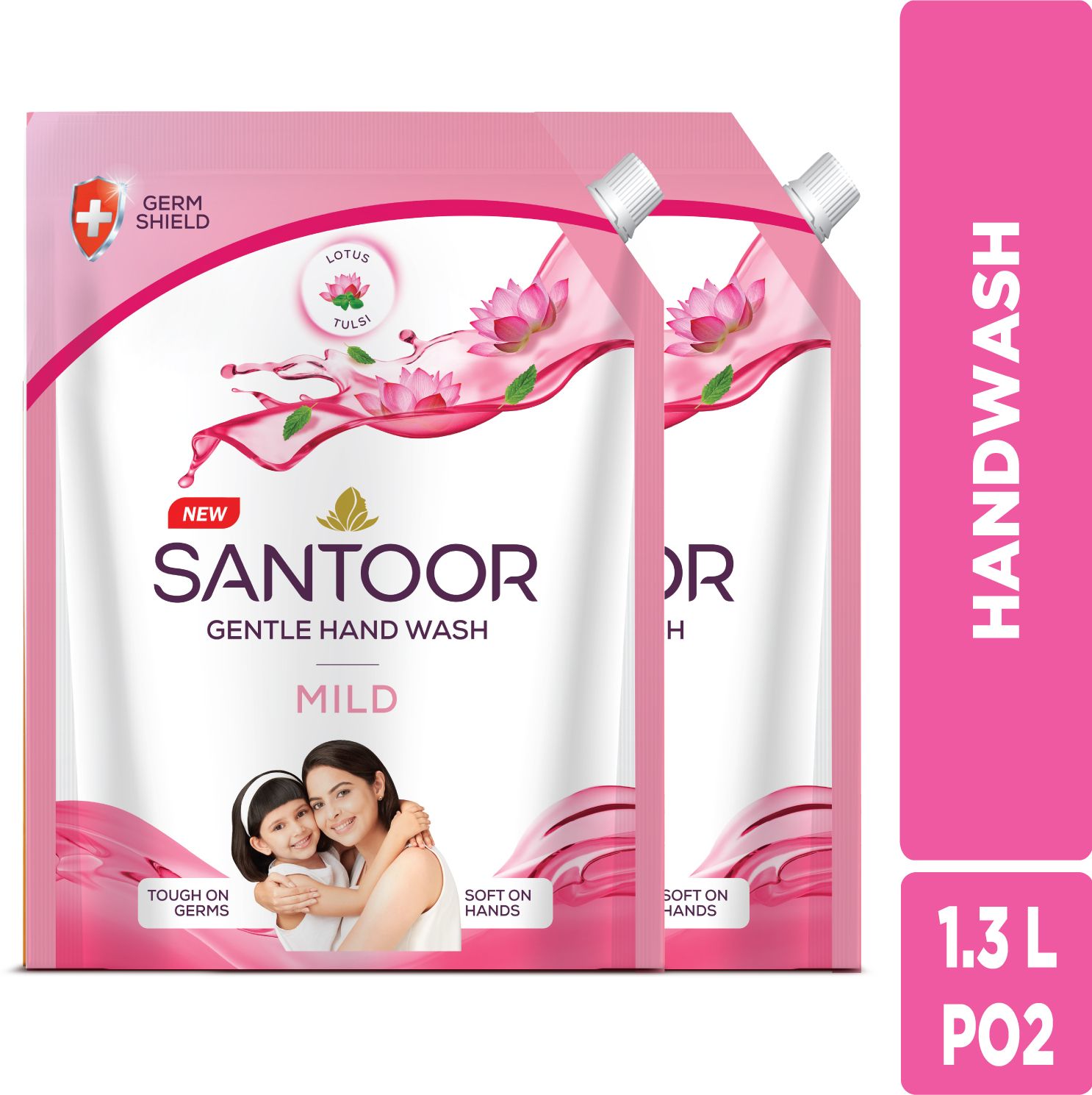 Mild Gentle with Goodness of Lotus & Tulsi Hand Wash