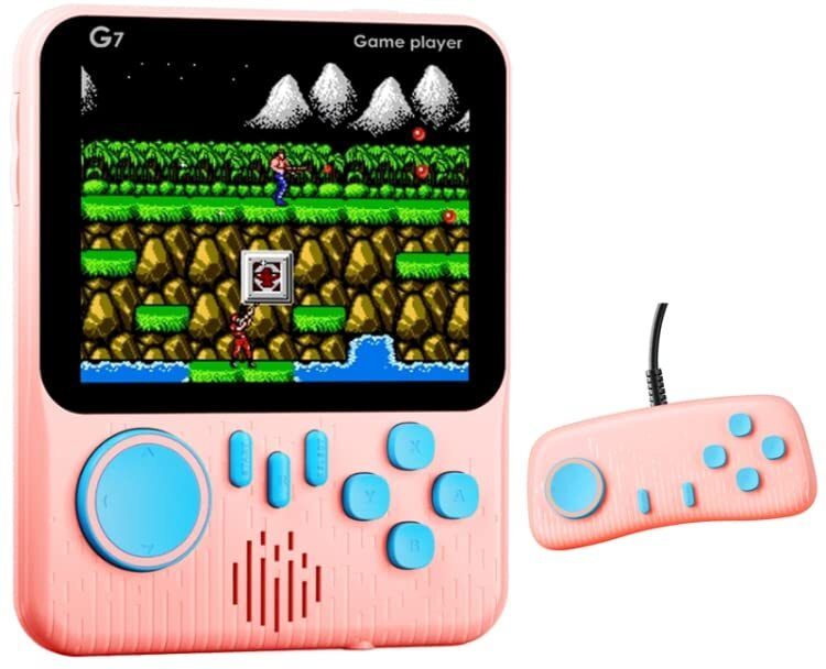 G7 With Gamepad Retro Handheld Gaming Console - 666 Classic Games (Multicolor) Special Edition