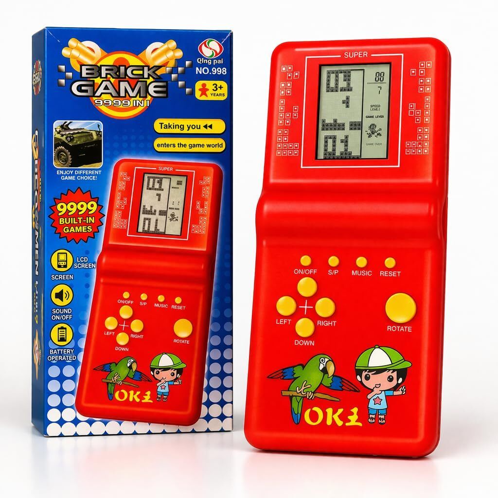 Brick Game 9999 in 1 Handheld Console for Kids & Adults-image-2
