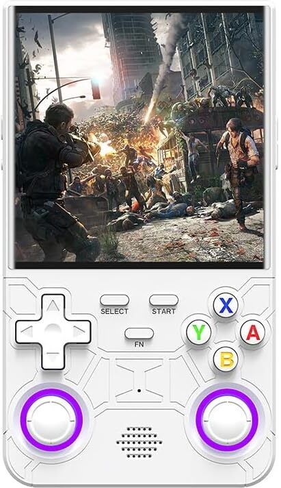 Playtastic R36 Ultra Game Console 4 inch Retro Emulator System 64 GB with 20000+Preinstall video game 20+ Simulators-image-39