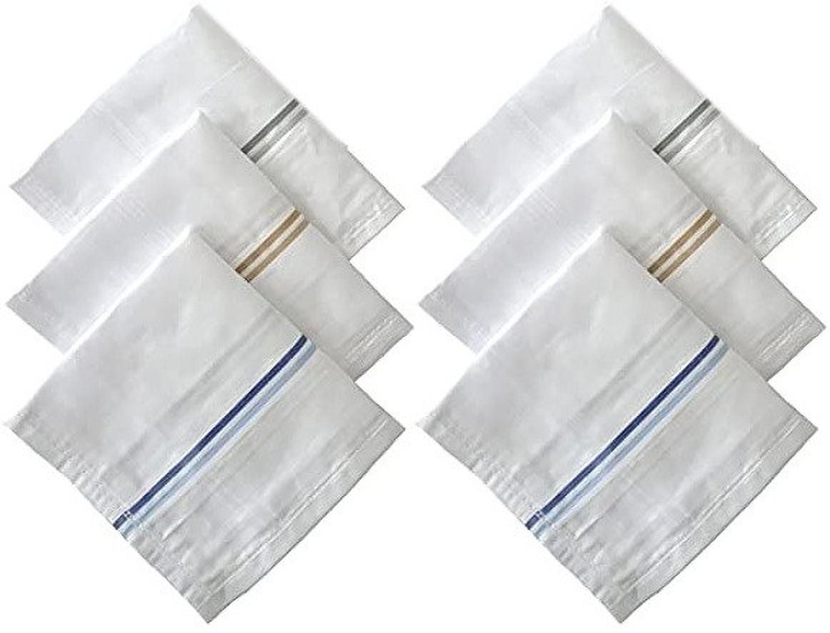 magenta MANS PURE COTTON HANDKERCHIEFS ["White"] Handkerchief-image-45