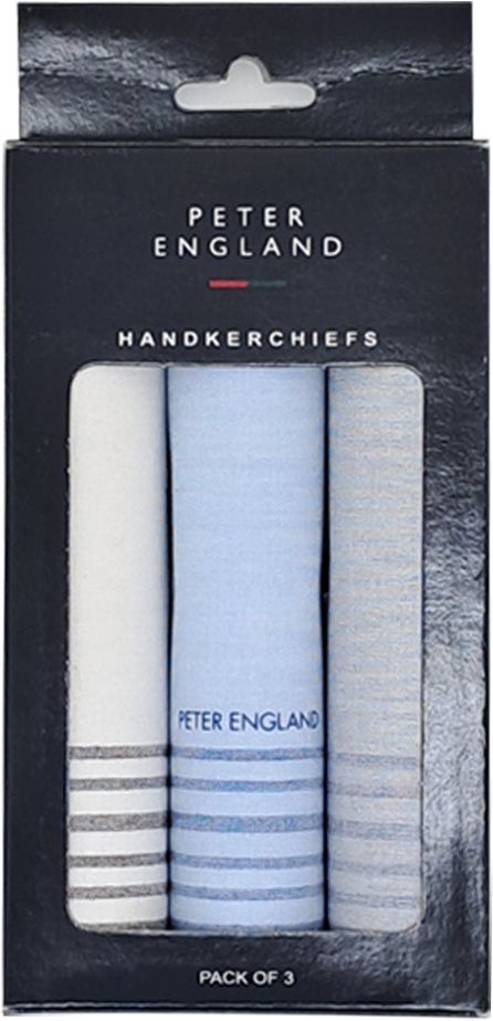 PETER ENGLAND Men's Cotton Pastel ["Multicolor"] Handkerchief-picture-16