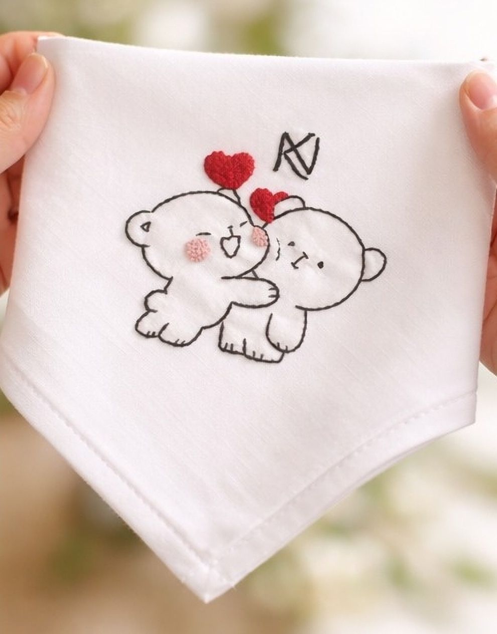 Ritu 59 ["White"] Handkerchief