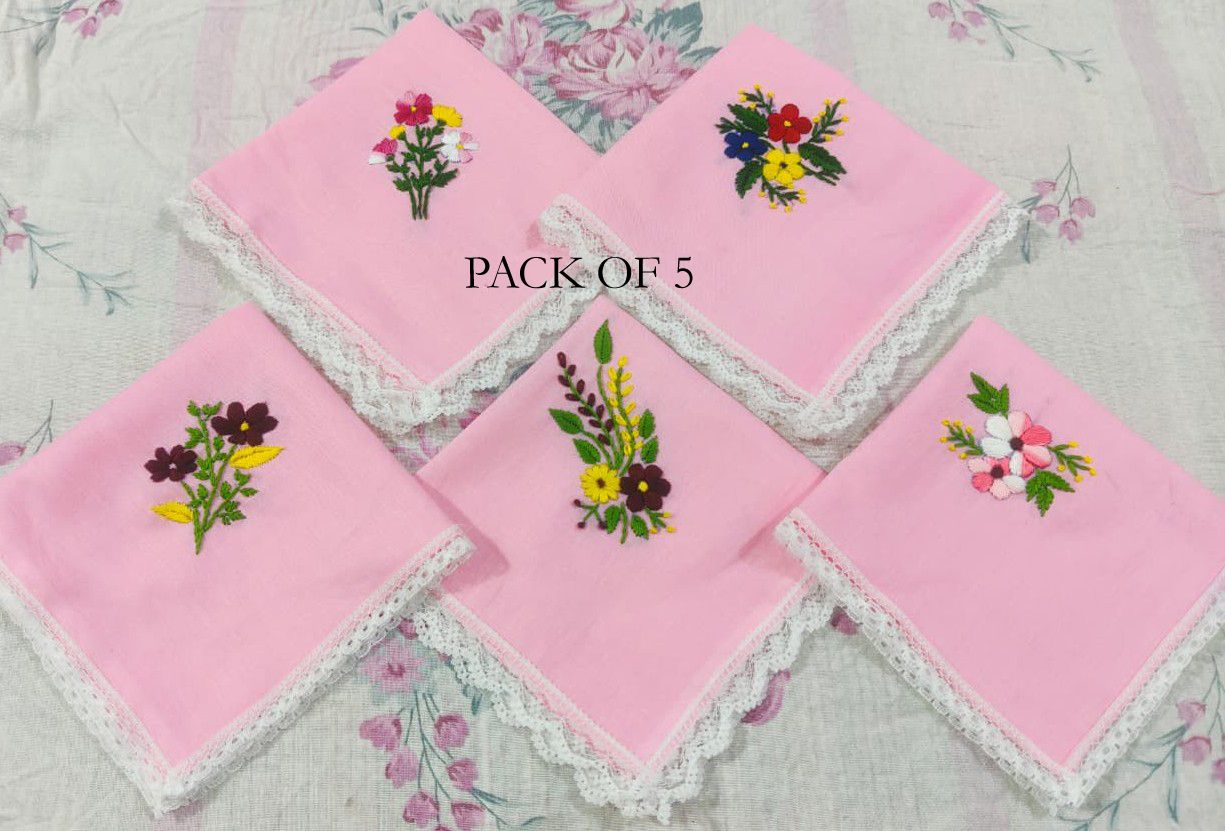 BASUTTARA HANDKERCHIEF1 ["Pink"] Handkerchief-picture-37