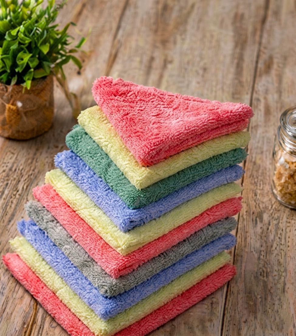 DSS DANIYA STORE 12PLAIN_SOFT_NAPKIN02 ["Multicolor"] Handkerchief-picture-10
