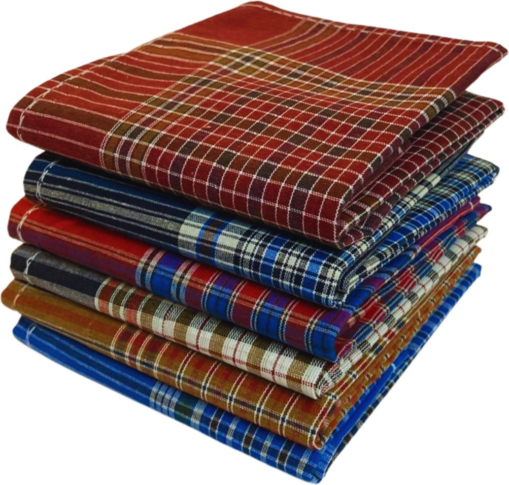 Heartmia Checked Cotton ["Multicolor"] Handkerchief-image-22