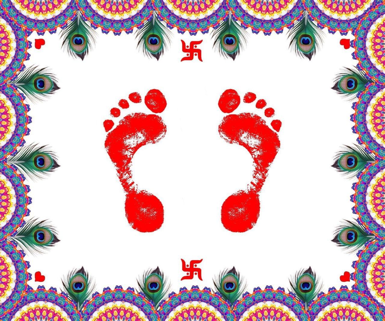 Ap Enterprise Bride's and Baby Welcome Wedding KANKU PAGLA ["Multicolor"] Handkerchief-image-30