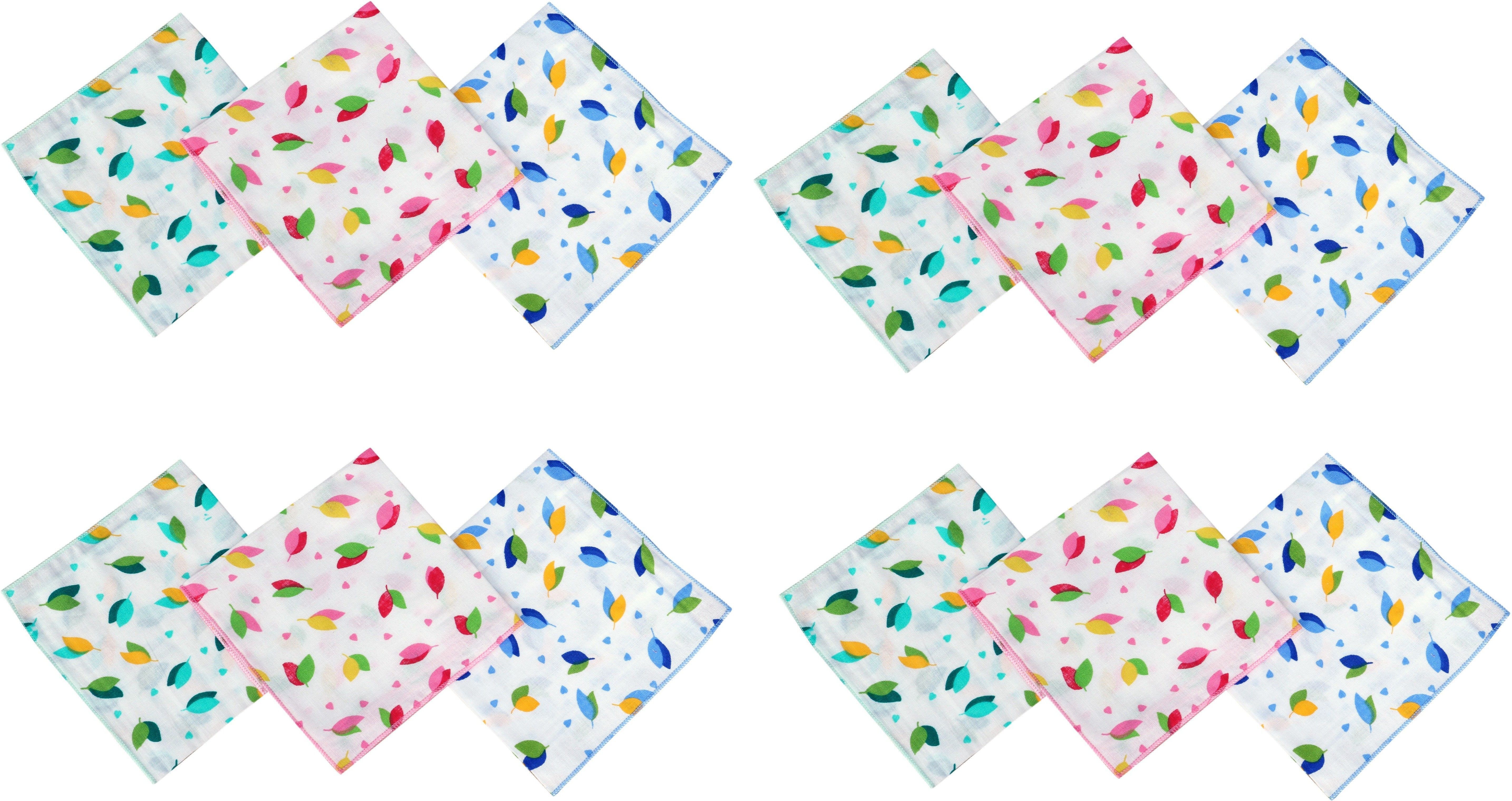 DIVYSIMAR l flower prints women/girls s (Pack of 12) ["Multicolor"] Handkerchief-picture-23