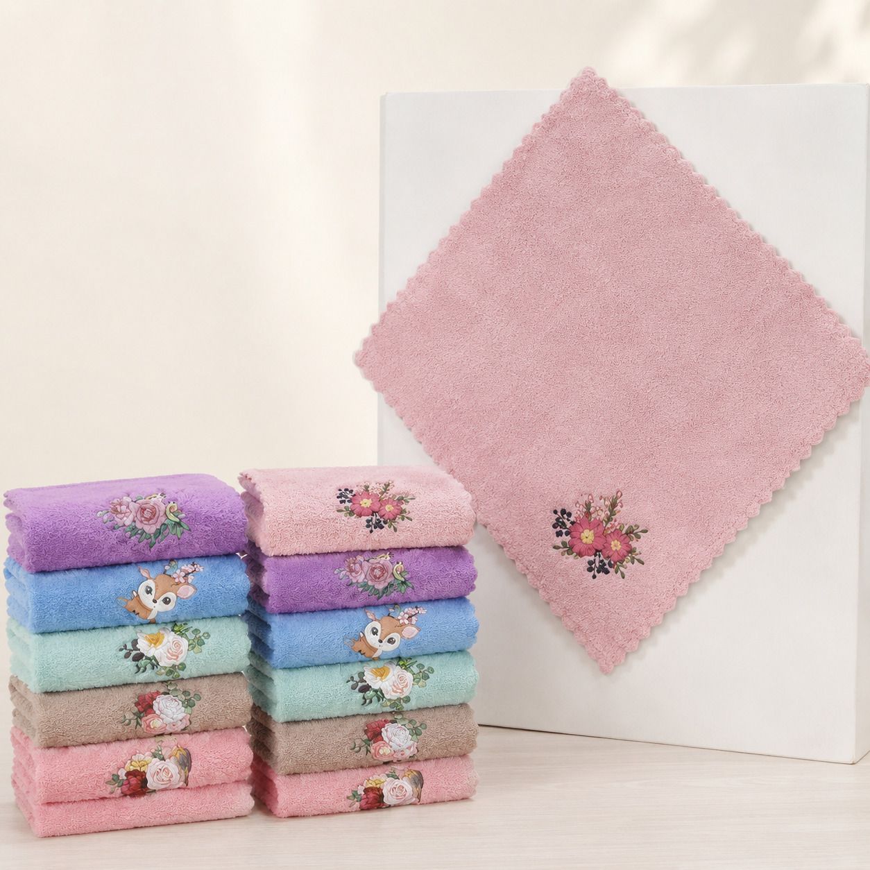 Cotton Square Handkerchief for Men & Boys | Soft, Comfortable & Reusable ["White"] Handkerchief-picture-40