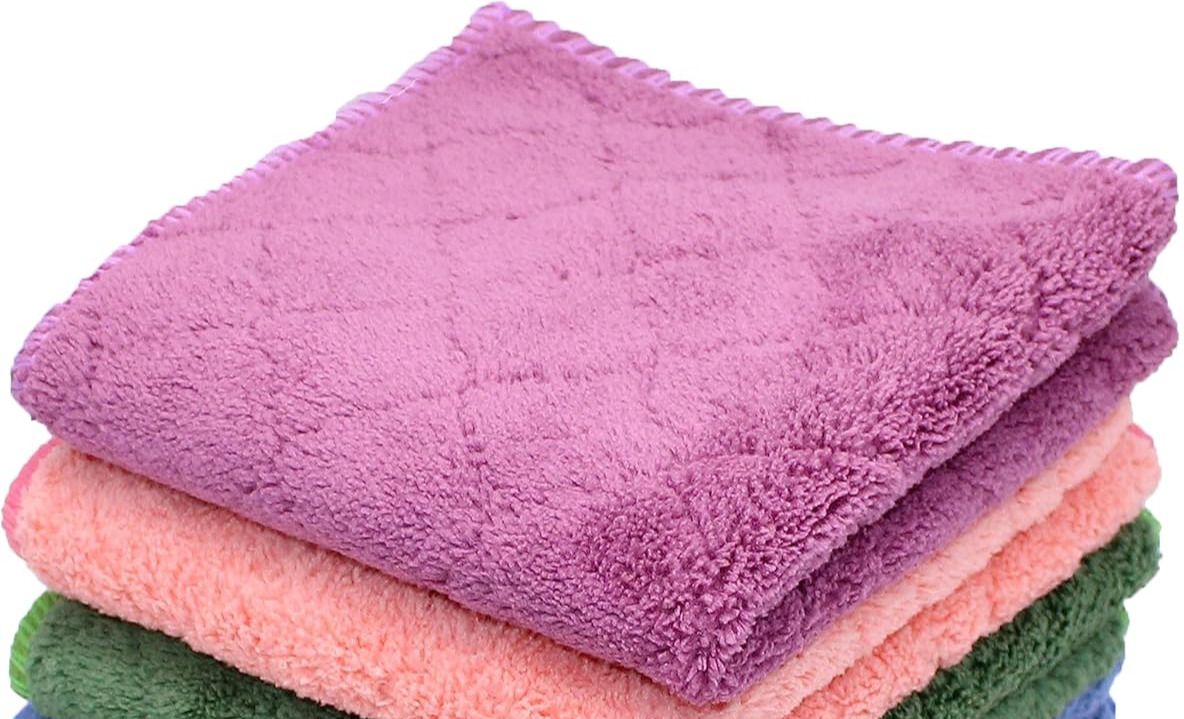 Rati Decor Face Towel/Women's Plain Soft Hanky-Baby Shower Gift ["Multicolor"] Handkerchief-picture-10
