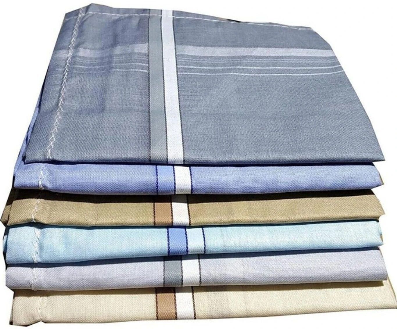 Suprix SHY-Gents Hanky,color hanky 6 PCS ["Multicolor"] Handkerchief-image-47