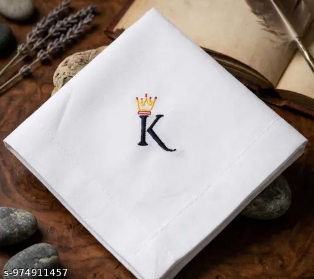 Devikastylehub crown ["White"] Handkerchief-picture-47