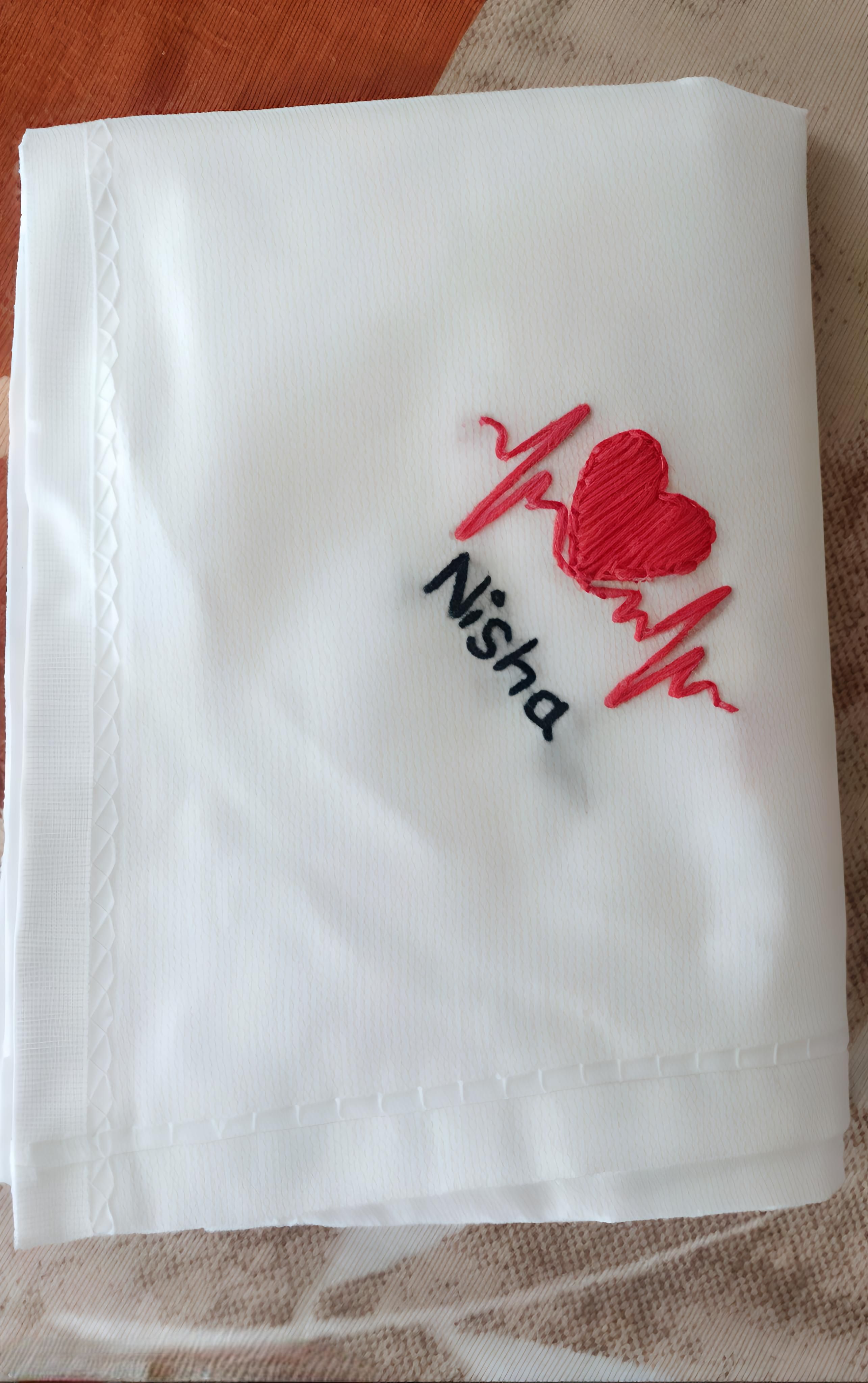 holy haven NAME CRAFTED HANDKERCHIEF ["White"] Handkerchief-image-40