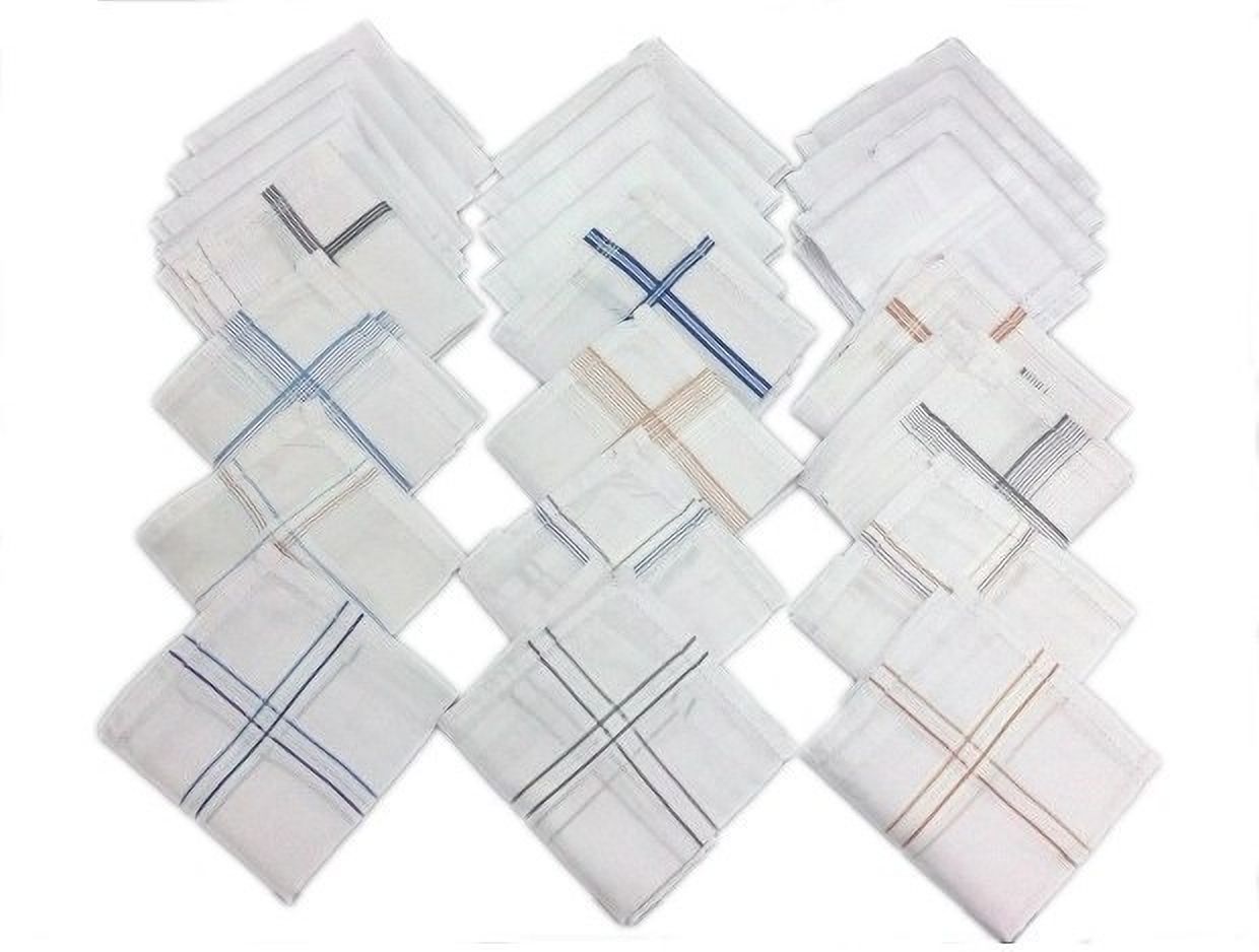 KUBER INDUSTRIES Stylish ["White"] Handkerchief-picture-16