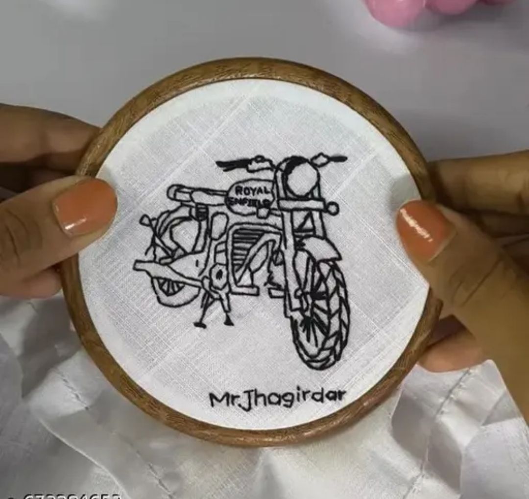 Devikastylehub Royal Enfield ["White"] Handkerchief-picture-30