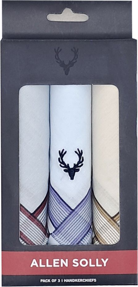 Allen Solly Mens Cotton Pastel ["Multicolor"] Handkerchief-picture-11
