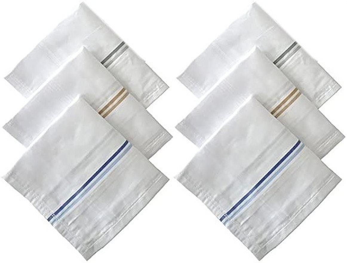 DIVYSIMAR MANS PURE COTTON HANDKERCHIEFS ["White"] Handkerchief-picture-17