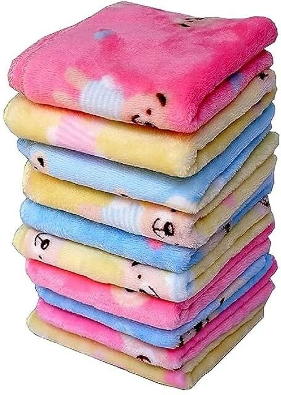 supermarche Ultra-Soft Cotton Hankies Reusable Napkins for Newborns and Toddlers (25x25 CM) ["Multicolor"] Handkerchief-image-3