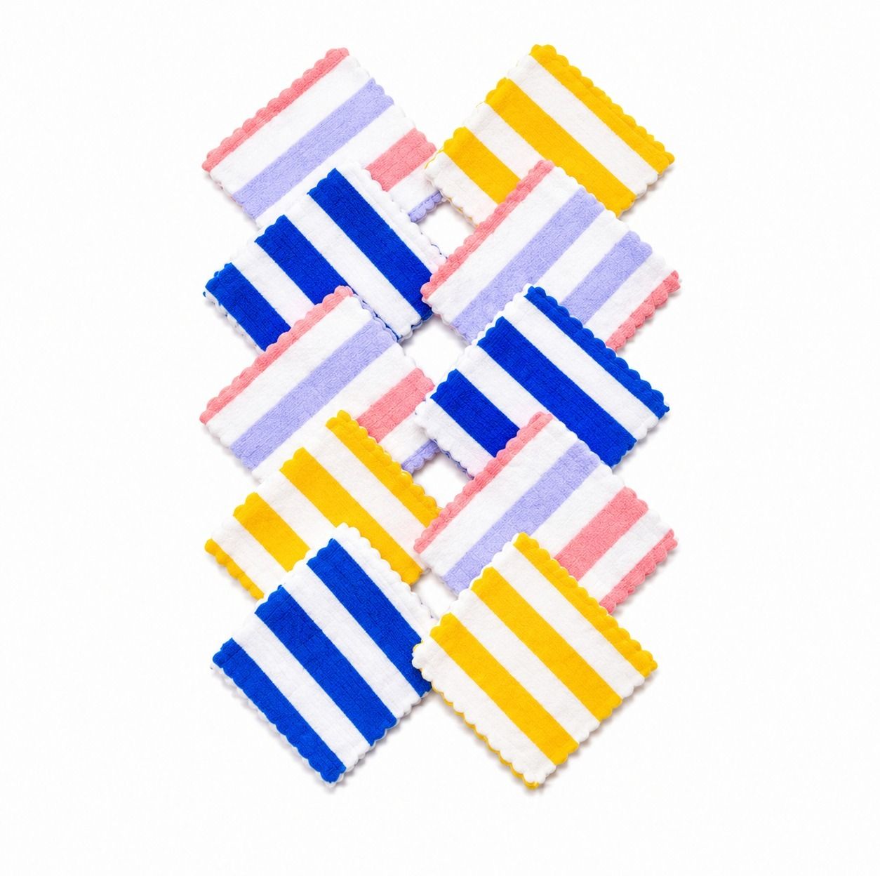 BCD Soft Cotton Printed Handkerchief for Women & Girls Assorted Pocket Square Set 3 ["Multicolor"] Handkerchief-image-25