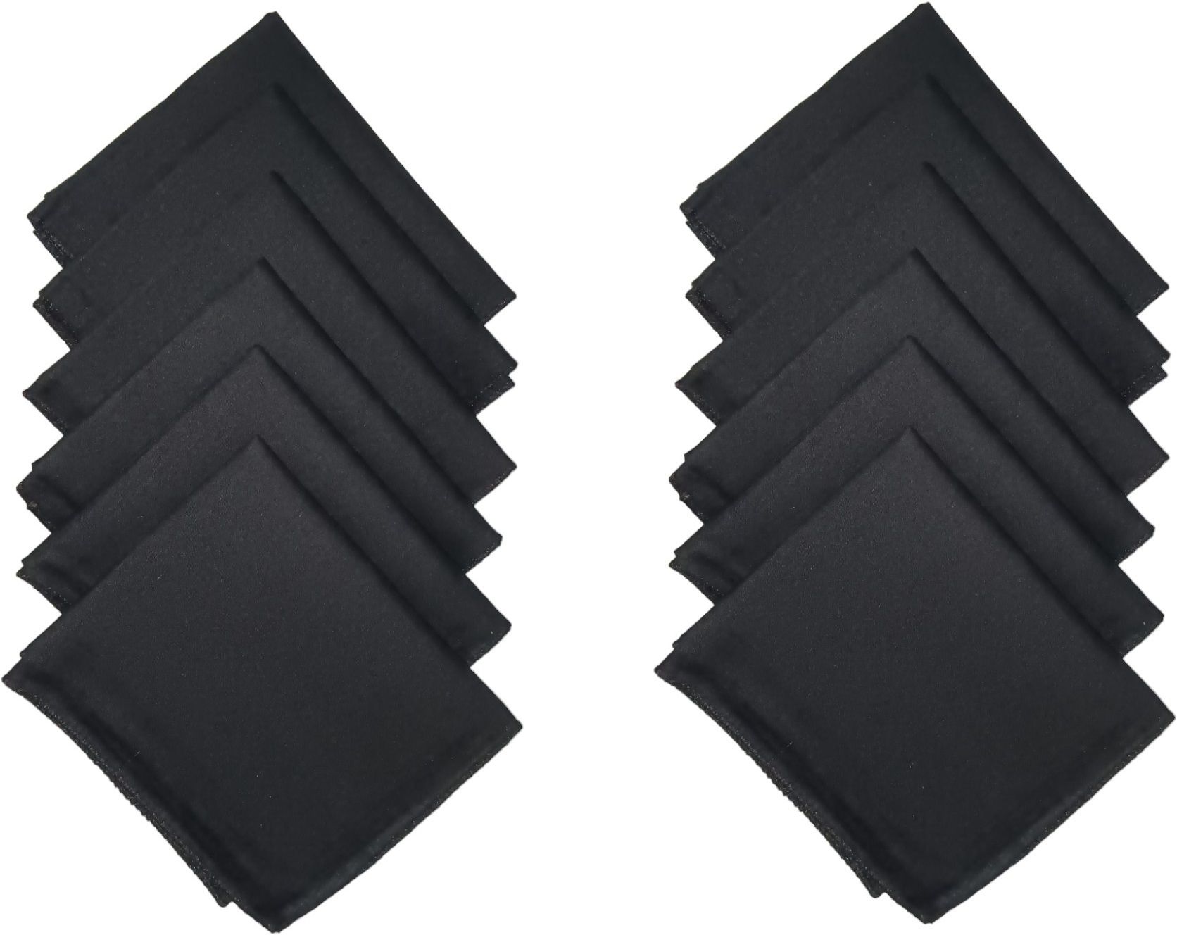 Johnnie Boy Premium Cotton Handkerchief for men and boys hanky rumal ["Black"] Handkerchief-image-3