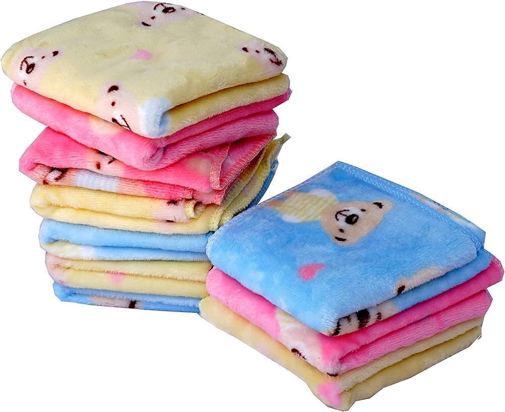 UQCKON HAKCH-ultra soft towel handkerchief pack 10 ["Multicolor"] Handkerchief-image-23