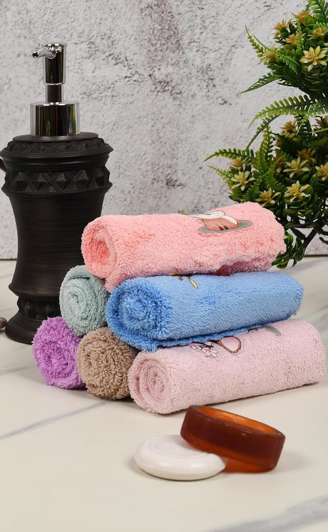 Satisfyn Flower Printed Microfiber Handkerchief for Women ["Multicolor"] Handkerchief